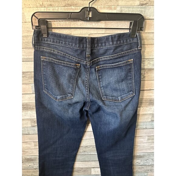Women’s J.crew Denim Jeans Mid rise Toothpick Dark Wash Size 26 - Picture 14 of 16